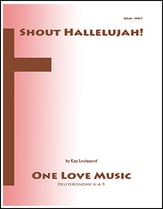 Shout Hallelujah! Unison choral sheet music cover